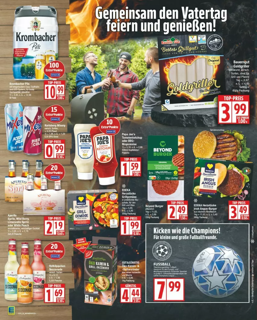 Aktueller Prospekt Edeka - Prospekte - von 26.05 bis 31.05.2025 - strona 10 - produkty: anzünder, auer, Bau, Bauer, bauerngut, eis, Holz, Kamin, ketchup, mayonnaise, reis, Ti, tomate, tomaten, tomatenketchup, top-preis, Yo