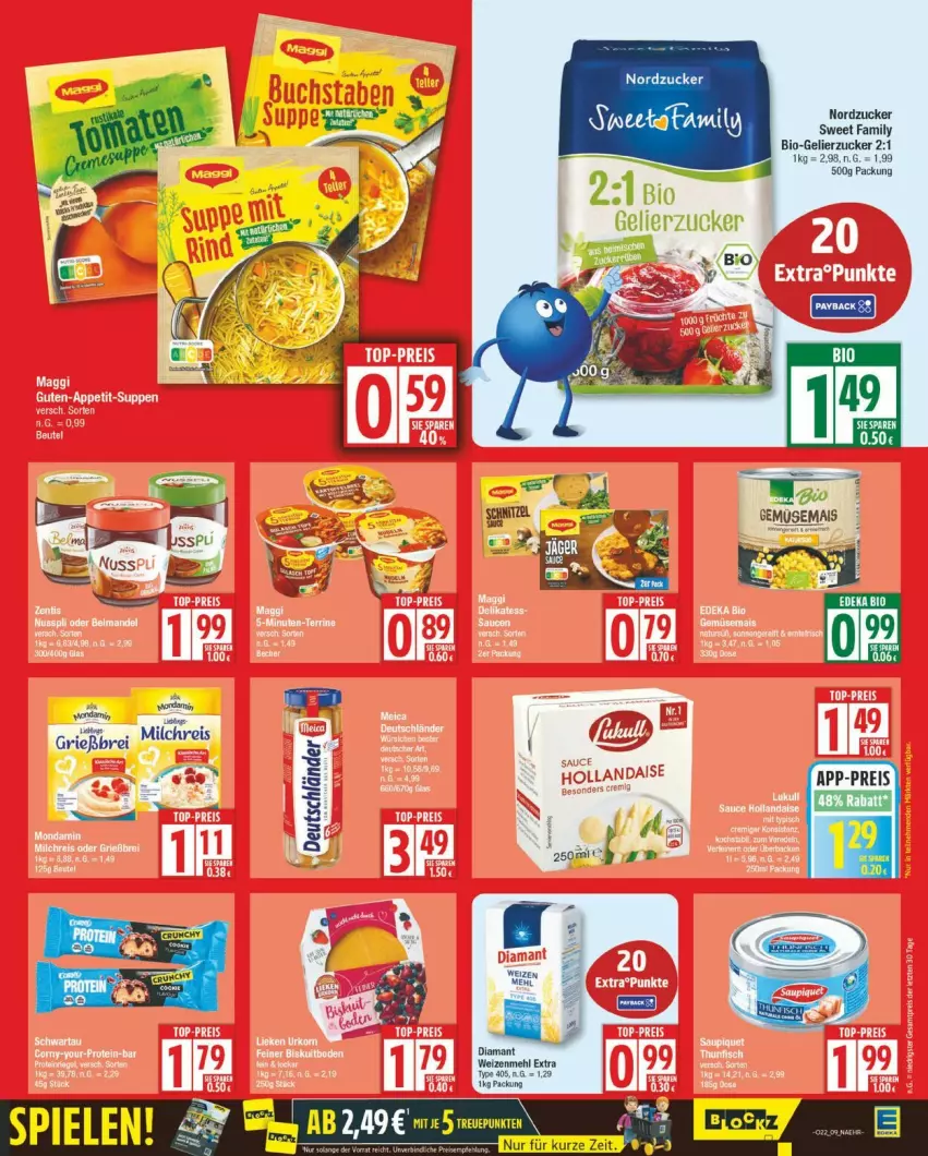 Aktueller Prospekt Edeka - Prospekte - von 26.05 bis 31.05.2025 - strona 9 - produkty: bio, Brei, eis, gelierzucker, mehl, nordzucker, reis, Sweet Family, weizenmehl, zucker
