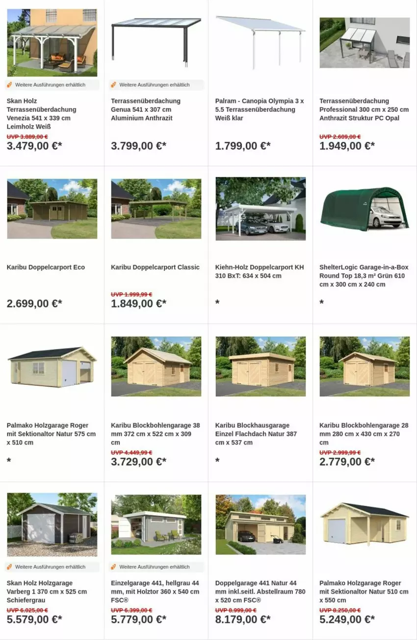 Aktueller Prospekt Obi - Prospekte - von 14.05 bis 22.05.2024 - strona 5 - produkty: Carport, Holz, LG, natur, sekt, Terrassenüberdachung, Ti