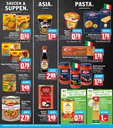 Gazetka promocyjna Hit - Prospekte - Gazetka - ważna od 03.09 do 03.09.2022 - strona 11 - produkty: bamboo, barilla, Becher, beutel, Brühe, delikatess sauce, eis, erasco, flasche, hartweizen, italienische pasta, kikkoman, kokos, kokosmilch, korn, maggi, milch, natur, natura, Nissin, nudel, nudeln, pasta, pasta-sauce, reis, sauce, saucen, soja, sojasauce, suppe, suppen, terrine, Ti, tomate, tomaten, Tomatenstücke, ZTE