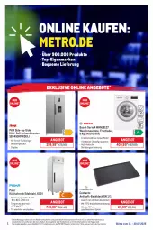 Gazetka promocyjna Metro - Online: Wochen-Angebote - Gazetka - ważna od 20.07 do 20.07.2025 - strona 1 - produkty: angebot, angebote, auto, bosch, edelstahl, eis, erde, gefrierkombination, kühl-gefrierkombination, kühlschrank, Metro, ndk, Rauch, reis, Ria, rwe, Schrank, Ti, tisch, türanschlag wechselbar, waschmaschine, wasser