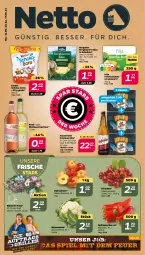 Gazetka promocyjna Netto - Woche 24 - Gazetka - ważna od 17.06 do 17.06.2023 - strona 1 - produkty: auer, Bau, Bauer, bergader, blume, blumen, blumenkohl, butter, hasseröder, irische butter, Käse, Kinder, kirsch, kirsche, kirschen, Nektar, nektarinen, paprika, paprika rot, pils, premium pils, schoko, schoko-bons, Spitzpaprika, Streichzart, Ti, topf, wein, Weißwein