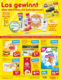 Gazetka promocyjna Netto Marken-Discount - Filial-Angebote - Gazetka - ważna od 20.05 do 20.05.2023 - strona 23 - produkty: angebot, bestpreis, bohne, bohnen, bohnenkaffee, burger, discount, eis, ferrero, intermezzo, jacobs, kaffee, kaffeebohnen, Kuschelweich, löslicher bohnenkaffee, marken-discount, reis, Segafredo, Ti, trolli, waschmittel, Yo, yogurette, ZTE