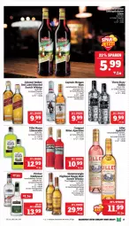 Gazetka promocyjna Marktkauf - Prospekt - Gazetka - ważna od 07.10 do 07.10.2023 - strona 25 - produkty: campari, Cap, captain morgan, eis, flasche, geschenkpackung, gin, johnnie walker, kräuter, limo, reis, scotch, scotch whisky, single malt, Three Sixty, Ti, vodka, whisky, ZTE