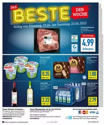 Gazetka promocyjna Diska - Prospekte - Gazetka - ważna od 23.04 do 23.04.2022 - strona 16 - produkty: Alwa, angebot, angebote, Astra, braten, brie, deka, eis, ente, flasche, langnese, magnum, mineralwasser, rind, ring, sac, schwein, schweine, tee, telefon, Ti, uhr, wasser, wein, weine