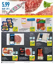 Gazetka promocyjna Diska - Prospekte - Gazetka - ważna od 23.04 do 23.04.2022 - strona 6 - produkty: aktionspreis, auer, Bau, Bauer, Becher, brot, eis, fleisch, gewürz, gin, hackfleisch, Kinder, mac, pute, reinert, reis, saft, salami, schinken, schinkenwurst, schwein, schweine, steak, steaks, tee, Ti, tiefpreis, Ungarische Salami, wein, weine, wurst