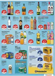 Gazetka promocyjna Vmarkt - Prospekte - Gazetka - ważna od 21.05 do 21.05.2025 - strona 9 - produkty: alkohol, Alwa, amaro, apfel, auer, averna, bacardi, bacardi rum, Bad, berentzen, bier, cola, drink, energy drink, erfrischungsgetränk, flasche, franziskaner, getränk, Hefe, limo, limonade, Malibu, mineralwasser, natur, orange, orangen, pet-flasche, rum, smoothie, Spaten, tee, tullamore, tullamore dew, vodka, volvic, wasser, zitrone, zitronen, zucker