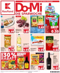 Gazetka promocyjna Kaufland - Gazetka - ważna od 08.03 do 08.03.2023 - strona 1 - produkty: almighur, almighurt, angebot, angebote, Becher, beere, beutel, blume, blumen, blumenöl, braten, brombeere, butter, butterkäse, champignon, champignons, cheddar, creme, ehrmann, ehrmann almighurt, eis, filet, frucht, fruchtgummi, fruchtgummis, fruchtjoghurt, für grill und pfanne, grill, grill und pfanne, haribo, honig, jacobs, Jacobs Meisterröstung, joghur, joghurt, kaffee, Käse, kerrygold, kirsch, kirsche, Lakritz, maggi, Meister, meisterröstung, milch, milch-schnitte, oder lakritz, pasta, Pastagericht, pfanne, pflaume, primitivo, purland, quetschbeutel, Ria, rotwein, salat, salate, schwein, schweine, schweinefilet, snack, sonnenblume, sonnenblumen, sonnenblumenöl, tafeltrauben, Ti, trauben, und pfanne, wein, weine, ZTE