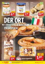 Gazetka promocyjna Netto Marken-Discount - Filial-Angebote - Gazetka - ważna od 11.03 do 11.03.2023 - strona 14 - produkty: angebot, aufstrich, backofen, bestpreis, bio, blätterteig, blätterteiggebäck, ciabatta, creme, eis, frucht, fruchtaufstrich, haselnuss, ndk, nougat creme, nuss, Ofen, reis, stube, Ti, zuegg