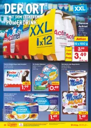 Gazetka promocyjna Netto Marken-Discount - Filial-Angebote - Gazetka - ważna od 11.03 do 11.03.2023 - strona 20 - produkty: actimel, bestpreis, danone, Dr. Oetker, drink, eis, elinas, elinas joghurt, ferrero, joghur, joghurt, joghurt nach, Kinder, kinder pingui, monte, ndk, pingui, reis, Ti, zott, Zott Monte