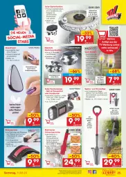 Gazetka promocyjna Netto Marken-Discount - Filial-Angebote - Gazetka - ważna od 11.03 do 11.03.2023 - strona 25 - produkty: adapter, akku, angebot, auer, auto, Bad, edelstahl, eis, erde, Garten, Haarentfernung, Kraut, lamm, Lampe, latte, leine, Leuchte, leuchten, Liege, ndk, pool, reis, säge, Schal, Schütze, Shaver, Spaten, Tasche, taschen, taschenlampe, Ti, tisch, unkrautvernichter, wasser, ZTE