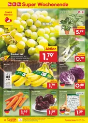 Gazetka promocyjna Netto Marken-Discount - Filial-Angebote - Gazetka - ważna od 11.03 do 11.03.2023 - strona 32 - produkty: asti, banane, bananen, bestpreis, beutel, bio, discount, eis, Grünpflanzen, LG, möhren, ndk, obst, pflanze, pflanzen, reis, rote bete, rotkohl, Schal, Schale, speisemöhren, Ti, topf, trauben, zwiebel, zwiebeln