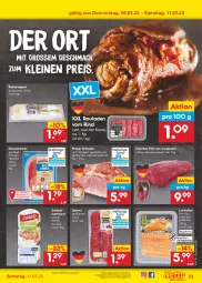 Gazetka promocyjna Netto Marken-Discount - Filial-Angebote - Gazetka - ważna od 11.03 do 11.03.2023 - strona 33 - produkty: angebot, aqua, bestpreis, eis, Falsches Filet, filet, jungbullen, lachs, lachsfilet, leine, mac, Mett, mettwurst, nuss, reis, rind, rouladen, saft, salami, schinken, schwein, Speck, Ti, tisch, wein, wurst, ZTE, zwiebel, zwiebelmettwurst