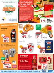 Gazetka promocyjna Globus - Prospekte - Gazetka - ważna od 26.03 do 26.03.2022 - strona 4 - produkty: angebot, angebote, barilla, bier, braten, Bratentopf, coca-cola, cola, drucker, duschdas, duschgel, edelstahl, eis, elle, Engel, ente, erde, flasche, fleisch, fleischwurst, gin, hartweizen, herdarten, joghur, joghurt, Käse, käsescheiben, kerze, limo, limonade, mango, mangos, natur, Ofen, papier, payback, pet-flasche, reis, ring, sahne, sahne joghurt, spülmaschinen, stielkasserolle, teigwaren, teller, Ti, tiefst-preis, topf, topf-set, trolli, wurst, zott