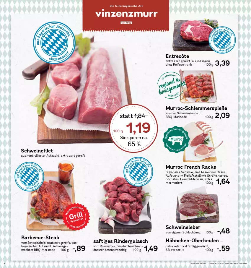 Aktueller Prospekt Aez - Prospekte - von 09.05 bis 14.05.2022 - strona 4 - produkty: barbecue, eis, elle, entrecôte, gewürz, gulasch, Hähnchen-Oberkeulen, mac, marinade, natur, nivea, reis, rind, rinder, rindergulasch, rosen, saft, Schrank, schwein, schweine, Schweineleber, steak, teller, Ti, trolli, wein, weine