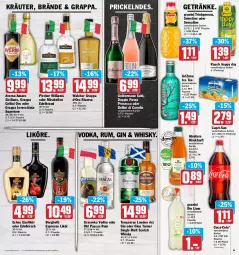 Gazetka promocyjna Aez - Prospekte - Gazetka - ważna od 14.05 do 14.05.2022 - strona 19 - produkty: amaro, averna, Cap, capri-sun, chia, coca-cola, cola, direktsaft, doppio passo, dry gin, ecco, eier, eierlikör, eis, elle, espresso, flasche, geldermann, getränk, getränke, gin, granini, granini die limo, grappa, Happy Day, kirsch, kräuter, likör, limo, london dry, london dry gin, natur, natura, nuss, passo, pircher, prosecco, Rauch, reis, riserva, rum, saft, scotch, scotch whisky, sekt, single malt, Tanqueray, tee, teller, Ti, vodka, whisky