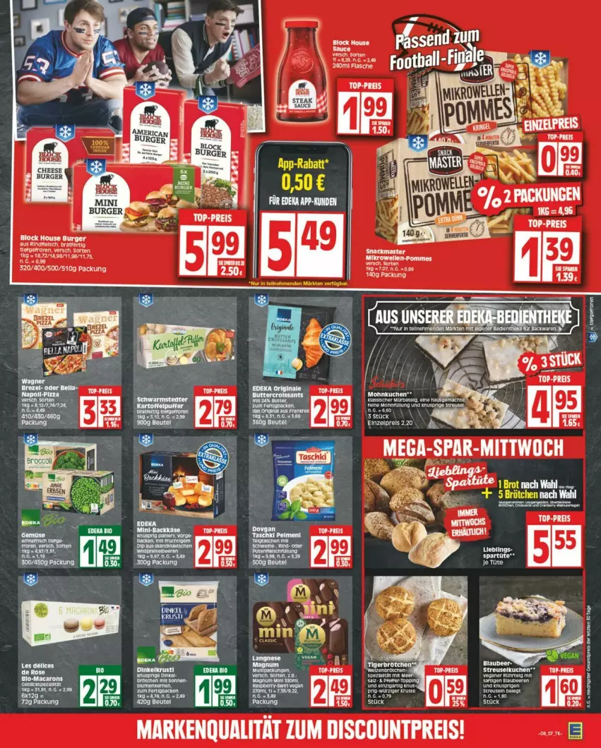 Aktueller Prospekt Edeka - Prospekte - von 03.02 bis 10.02.2024 - strona 7 - produkty: ball, deka, eis, fleisch, reis, rind, rindfleisch, rum, Ti, top-preis