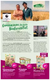 Gazetka promocyjna Denns Biomarkt - Prospekte - Gazetka - ważna od 14.02 do 14.02.2023 - strona 9 - produkty: aufstrich, Bau, bier, Biere, bio, brot, brotaufstrich, cerealien, dip, drink, drinks, eis, erde, geback, hafer, Heu, mehl, milch, müsli, nuss, pasta, reis, rezept, riegel, rwe, sac, sauce, saucen, Streichzart, Ti