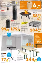 Gazetka promocyjna  - Gazetka - ważna od 14.02 do 14.02.2026 - strona 10 - produkty: auer, Bank, bier, Bierzeltgarnitur, edelstahl, eier, eis, ente, feuerschale, flasche, garnitur, Garten, grill, grillrost, lack, lamm, latte, lebensmittel, LG, natur, pavillon, pfanne, piezo-zündung, Ria, rückenlehne, Schal, Schale, Stehtischhussen, Ti, tisch, wurst, Zelt