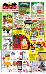 Gazetka promocyjna Jawoll - Prospekte - Gazetka - ważna od 03.09 do 03.09.2022 - strona 1 - produkty: angebot, angebote, auer, aufbewahrungsbox, braten, chrysanthemen, decke, Deckel, dekoration, din a4, eis, elle, Faltpavillon, fenster, feuerschale, Garten, gartensessel, HP, kissen, kopierpapier, Liege, martini, Mett, office, orchidee, papier, pavillon, reis, rel, Ria, rind, rindenmulch, sac, Schal, Schale, schinken, Schmetterling, schmetterlingsorchidee, schnitzel, serrano, sessel, sitzkissen, Spiele, Tasche, Ti, top-preis, topf, tragegriff, tragetasche, Vogelfutter, wolle, Zelt