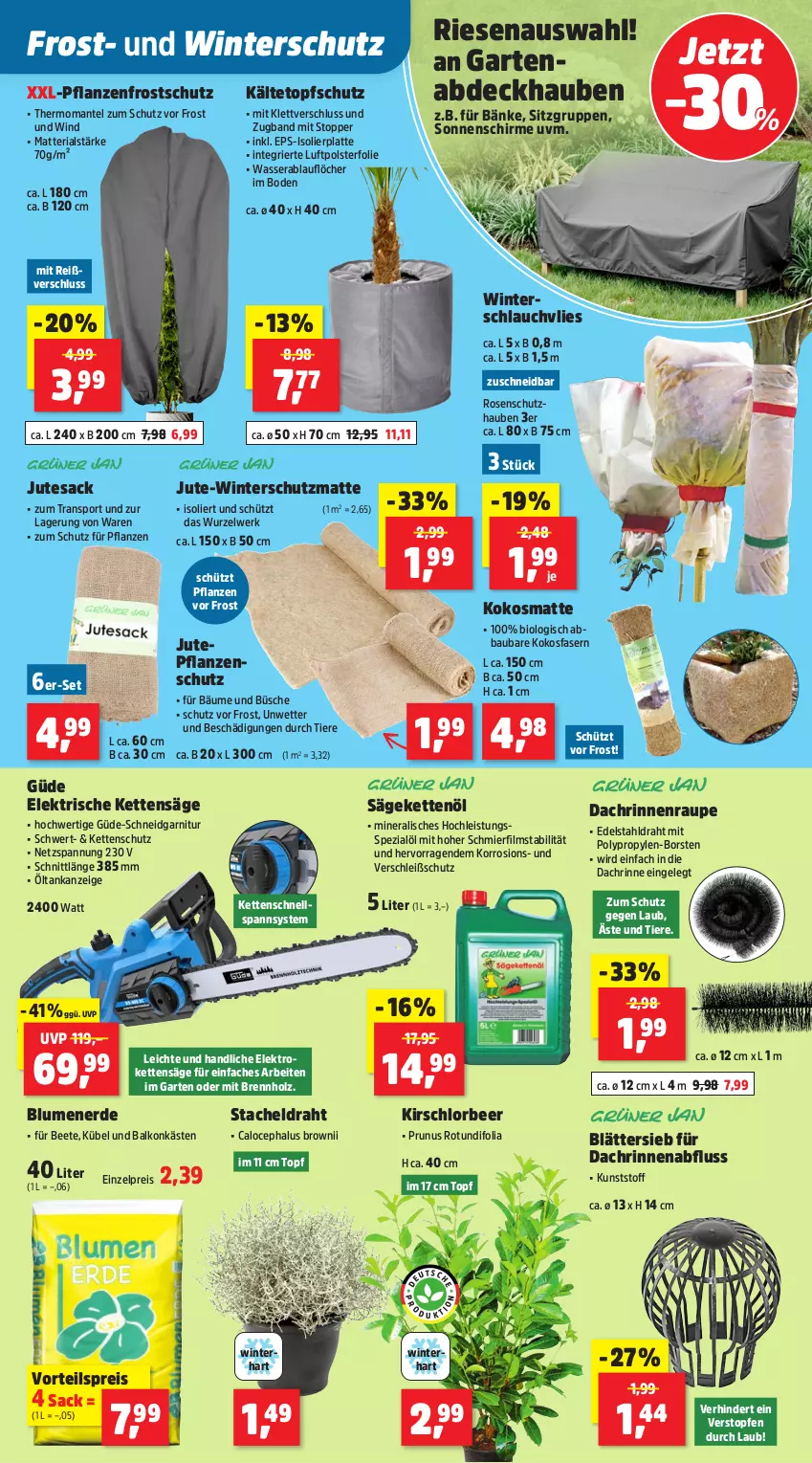 Aktueller Prospekt Thomas Philipps - von 06.10 bis 11.10.2025 - strona 3 - produkty: Abba, abdeckhaube, Bau, bio, blume, blumen, blumenerde, Brennholz, Draht, edelstahl, eis, Elektro, erde, garnitur, Garten, Holz, Kette, kirsch, kokos, latte, Mantel, pflanze, pflanzen, reis, Ria, rosen, sac, säge, schirme, schlauch, sonnenschirm, Spezi, Sport, tesa, Ti, Tiere, topf, Topfen, topper, vorteilspreis, wasser, Winterschutz