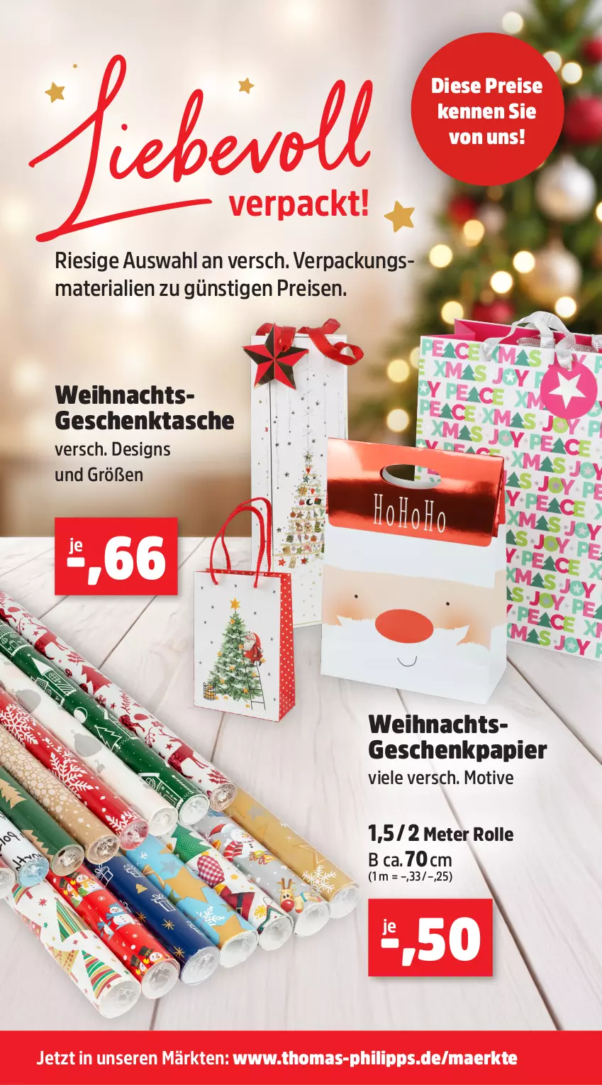 Aktueller Prospekt Thomas Philipps - von 06.10 bis 11.10.2025 - strona 9 - produkty: eis, Geschenkpapier, Geschenktasche, papier, reis, Ria, Tasche, Ti