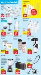 Gazetka promocyjna Thomas Philipps - Gazetka - ważna od 11.10 do 11.10.2025 - strona 14 - produkty: Becher, Behälter, bügel, bürste, decke, Deckel, drink, edelstahl, edelstahlmesser, eis, flasche, Gläser, isolierbecher, isolierkanne, Karaffe, messer, Mixer, Rauch, Reinigung, reinigungsbürste, reis, riegel, spülmaschinen, standmixer, staubsauger, Ti, toast, toaster, Trinkhalme, vorteilspreis, wasser, wein, WICK