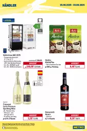 Gazetka promocyjna Metro - Wochen-Angebote Händler - Gazetka - ważna od 30.08 do 30.08.2025 - strona 2 - produkty: amaro, angebot, auer, auto, beleuchtung, bio, coca-cola, cola, eis, flasche, freixenet, frucht, getränk, getränke, honig, kaffee, LG, melitta, Metro, natur, natura, Palette, pfirsich, rama, ramazzott, ramazzotti, reis, röstkaffee, tee, Ti, tisch, vita, vitrine, volvic, zott