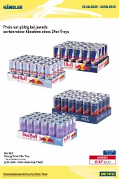 Gazetka promocyjna Metro - Wochen-Angebote Händler - Gazetka - ważna od 30.08 do 30.08.2025 - strona 4 - produkty: angebot, Berger, bier, drink, eis, energy drink, flasche, franziskaner, getränk, getränke, Gorbatschow, Palette, pils, pilsner, radeberger, radeberger pilsner, red bull, reis, Ti, tiefpreis