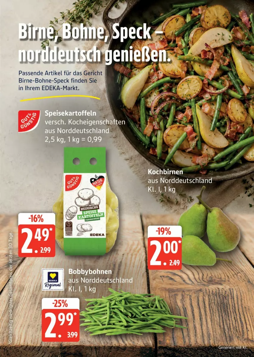 Aktueller Prospekt Edeka - Prospekte - von 24.08 bis 29.08.2026 - strona 10 - produkty: bohne, deka, Speck, Ti
