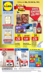 Gazetka promocyjna Lidl - Aktionsprospekt - Gazetka - ważna od 14.05 do 14.05.2022 - strona 1 - produkty: angebot, angebote, Bad, bio, champion, daim, discount, dusche, eis, erde, gin, heinz, ketchup, lebensmittel, LG, Liege, mayonnaise, milka, oral-b, oreo, pizza, preisvorteil, pril, Rauch, reis, silvercrest, standventilator, stieleis, Ti, tomate, tomaten, tomatenketchup, ventilator, wagner, Yo, ZTE