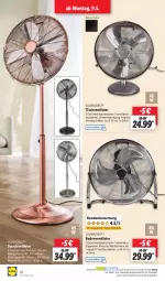 Gazetka promocyjna Lidl - Aktionsprospekt - Gazetka - ważna od 14.05 do 14.05.2022 - strona 14 - produkty: Bodenventilator, gsw, ndk, Schal, Schale, silvercrest, standventilator, Ti, tisch, tischventilator, tragegriff, ventilator