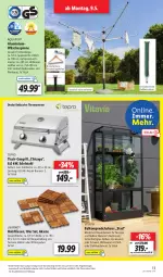 Gazetka promocyjna Lidl - Aktionsprospekt - Gazetka - ważna od 14.05 do 14.05.2022 - strona 17 - produkty: angebot, aqua, AquaPur, bügel, decke, Deckel, dell, edelstahl, eis, elle, Garten, gasgrill, Gewächshaus, grill, grillfläche, Holz, kleid, kleider, kleiderbügel, messer, Mode, ndk, reis, Ria, schutzhülle, tepro, thermometer, Ti, tisch, vita, wäschespinne, werkzeug, ZTE