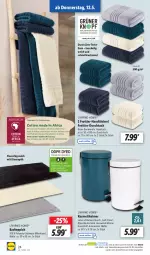 Gazetka promocyjna Lidl - Aktionsprospekt - Gazetka - ważna od 14.05 do 14.05.2022 - strona 28 - produkty: auto, Bad, badteppich, Bau, baumwolle, duschtuch, eimer, eis, handtuch, handtücher, kosmetik, kosmetikeimer, mikrofaser, ndk, reine baumwolle, Schal, Schale, teppich, Ti, tuc, tücher, wolle