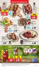 Gazetka promocyjna Lidl - Aktionsprospekt - Gazetka - ważna od 14.05 do 14.05.2022 - strona 7 - produkty: angebot, bratwurst, chorizo, Cif, coca-cola, cola, eis, erde, fanta, flasche, fuze tea, Geflügel, gewinnspiel, gin, grill, gutschein, heinz, ketchup, LG, mayonnaise, Meister, Mezzo Mix, preisvorteil, reis, ring, rostbratwurst, sprite, thüringer rostbratwurst, Ti, tomate, tomaten, wurst, würstchen, Yo, ZTE