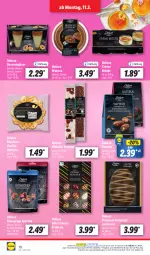 Gazetka promocyjna Lidl - Aktionsprospekt - Gazetka - ważna od 16.03 do 16.03.2024 - strona 12 - produkty: alkohol, angebot, bourbon, bourbonvanille, coupon, Crème Brûlée, Datteln, dessert, eier, früchte, Gläser, mousse, ndk, pralinen, Schal, Schale, Ti, vanille, waffeln