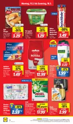 Gazetka promocyjna Lidl - Aktionsprospekt - Gazetka - ważna od 16.03 do 16.03.2024 - strona 18 - produkty: aktionspreis, angebot, ariel, ariel waschmittel, bockwurst, bohne, bohnen, coupon, creme, Duftkerze, dusche, eis, elle, filegro, Floralys, frischkäse, Glade, iglo, Käse, kerrygold, kerze, küche, Küchen, Ländertee, lavazza, lavazza ganze bohne, meica, Meßmer, ndk, olive, palmolive, reis, saft, Schal, Schale, tee, teller, Ti, tücher, waschmittel, wurst, ZTE