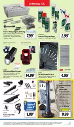 Gazetka promocyjna Lidl - Aktionsprospekt - Gazetka - ważna od 16.03 do 16.03.2024 - strona 23 - produkty: adapter, akku, angebot, auto, bürste, bürsten, coupon, crivit, eis, Fahrrad, flasche, Kette, lavera, Leuchte, leuchten, luftmatratze, matratze, matratzen, mikrofaser, Parkside, passend für alle, Persona, reifen, Reinigung, reis, rücklicht, Rundbürste, sattel, Schal, schlauch, Ti, tisch, tuc