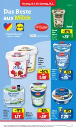 Gazetka promocyjna Lidl - Aktionsprospekt - Gazetka - ważna od 16.03 do 16.03.2024 - strona 3 - produkty: angebot, bio, bioland, Bona, butter, coupon, creme, eis, joghur, joghurt, Milbona, milch, natur, quark, reis, schmand, Ti, ZTE