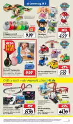 Gazetka promocyjna Lidl - Aktionsprospekt - Gazetka - ważna od 16.03 do 16.03.2024 - strona 37 - produkty: angebot, auto, bluetooth®-lautsprecher, Carrera, coupon, dell, eis, Eisenbahn, Holz, lautsprecher, Mode, Paw Patrol, Persona, Plüsch, reis, rel, Ria, silvercrest, Spiele, Ti, tisch