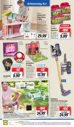 Gazetka promocyjna Lidl - Aktionsprospekt - Gazetka - ważna od 16.03 do 16.03.2024 - strona 38 - produkty: angebot, batterie, Bau, Behälter, dell, Dyson, eis, elle, ente, Kinder, koffer, Mode, Nachtlicht, ndk, Puppe, quad, Quadro, Quadrocopter, reis, Ria, rwe, Schal, Schale, Schleich, Spiele, staubsauger, Ti, tisch, ZTE