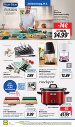 Gazetka promocyjna Lidl - Aktionsprospekt - Gazetka - ważna od 16.03 do 16.03.2024 - strona 40 - produkty: angebot, backofen, bambus, Behälter, dell, edelstahl, eis, elle, ernesto, küche, Küchen, lebensmittel, leine, LG, messer, Messerset, Mode, ndk, Ofen, Parkside, reis, Schal, Schale, Schere, silvercrest, spülmaschinen, Ti, topf, Zerkleinerer, ZTE