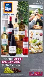 Gazetka promocyjna AldiSud - UNSERE WEINSCHMECKER-AUSWAHL - Gazetka - ważna od 30.09 do 30.09.2023 - strona 1 - produkty: aldi, auto, eis, elle, pril, Ti, wein
