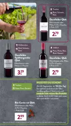 Gazetka promocyjna AldiSud - UNSERE WEINSCHMECKER-AUSWAHL - Gazetka - ważna od 30.09 do 30.09.2023 - strona 8 - produkty: aldi, Bau, bio, burgunder, cuvée, decke, dessert, dornfelder, eier, eis, elle, flasche, Käse, pasta, pizza, reis, rind, schwein, spätburgunder, Ti, wein