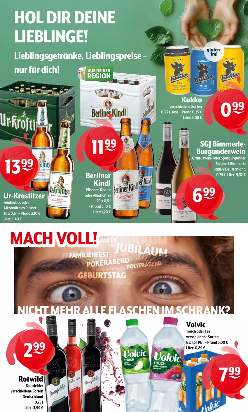 Aktueller Prospekt Getraenke Hoffmann - Prospekte - von 23.06 bis 28.06.2025 - strona 9 - produkty: alkohol, Bad, berliner, burgunder, dornfelder, eis, getränk, getränke, mac, merl, pils, pilsener, radler, reis, rwe, spätburgunder, tee, Ti, wein, Wild