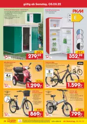 Gazetka promocyjna Netto Marken-Discount - Filial-Angebote - Gazetka - ważna od 12.03 do 12.03.2022 - strona 28 - produkty: Dreirad, E-Bike, eis, Elektro, gefrierfach, gefrierkombination, kühl-gefrierkombination, Lüftungsgitter, ndk, nexus, reis, Schal, shimano, Ti, versandkostenfrei