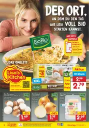 Gazetka promocyjna Netto Marken-Discount - Filial-Angebote - Gazetka - ważna od 12.03 do 12.03.2022 - strona 6 - produkty: bio, Bio-Käse, braun, champignon, eier, eis, Käse, ndk, reis, rezept, rezepte, Schal, Schale, Ti, versandkostenfrei, zwiebel, zwiebeln