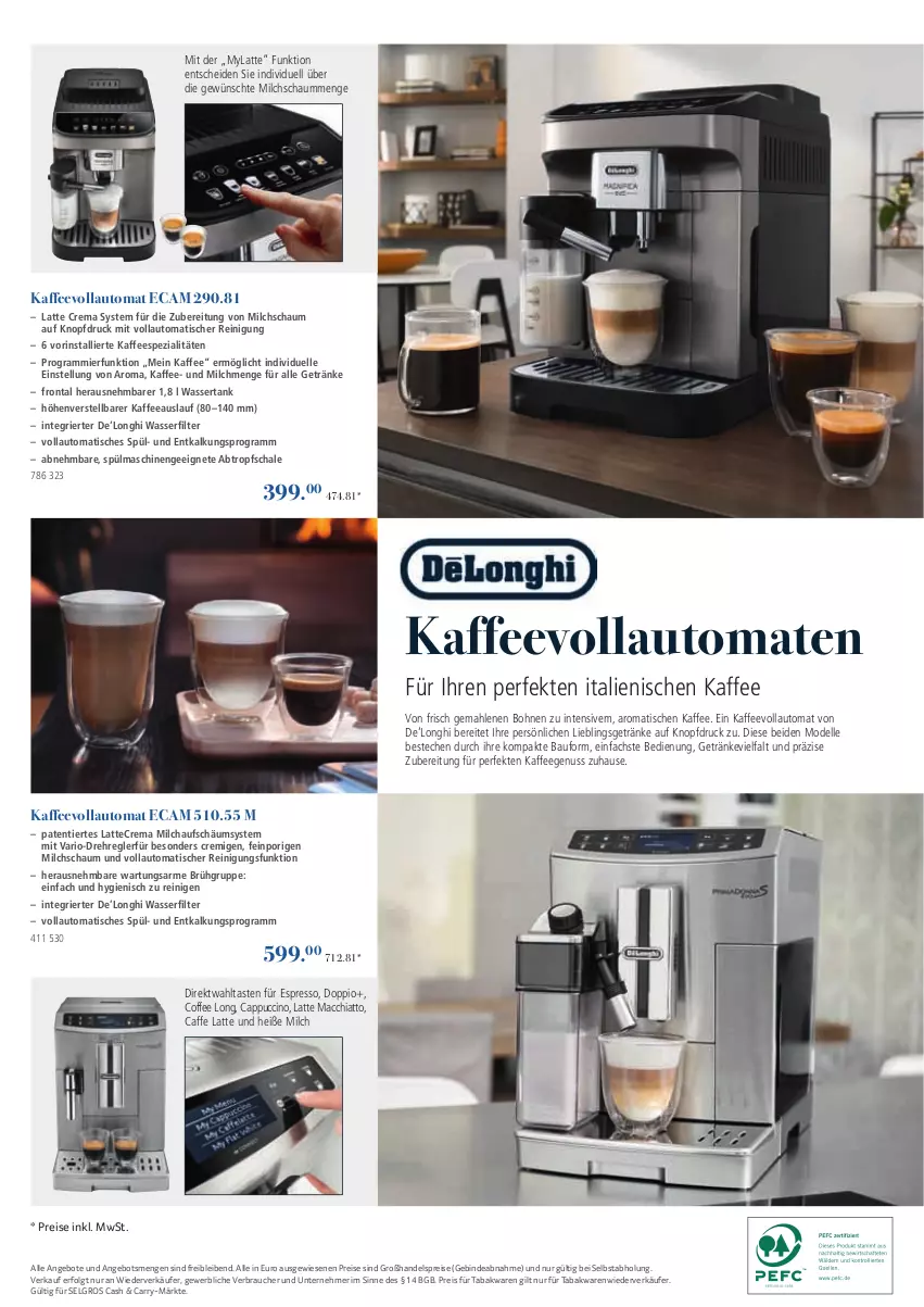 Aktueller Prospekt Selgros - Kochen - von 06.10 bis 19.10.2022 - strona 28 - produkty: ACC, angebot, angebote, auto, Bau, bohne, bohnen, caffe, Cap, cappuccino, chia, cin, dell, eis, elle, espresso, getränk, getränke, kaffee, kaffeegenuss, kaffeespezialitäten, kaffeevollautomat, kaffeevollautomaten, latte, LG, mac, milch, Mode, nuss, Rauch, Reinigung, reis, Schal, Schale, Spezi, spülmaschinen, Ti, tisch, tomate, tomaten, vollautomaten, wasser, wasserfilter, wassertank