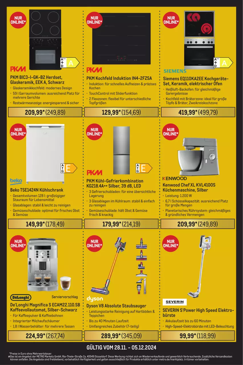 Aktueller Prospekt Metro - Food-Nonfood - von 28.11 bis 04.12.2024 - strona 33 - produkty: angebot, angebote, eis, Metro, ndk, Rauch, reis, Ria, rwe, siemens, Ti