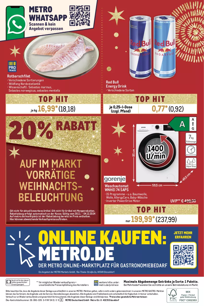 Aktueller Prospekt Metro - Food-Nonfood - von 28.11 bis 04.12.2024 - strona 34